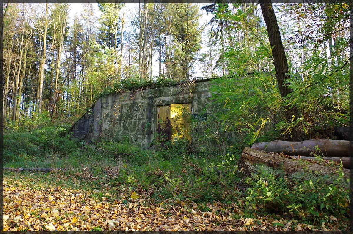 Der Staatswald Waldstetten  - Lagerbunker Munitionsbunker