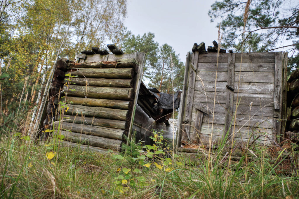 Der Bunker unterm Holzhaus