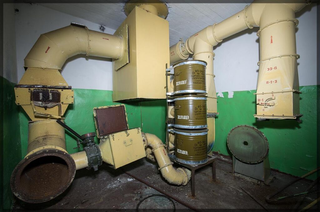Lüftungsanlage im Führungsbunker Chef RTA