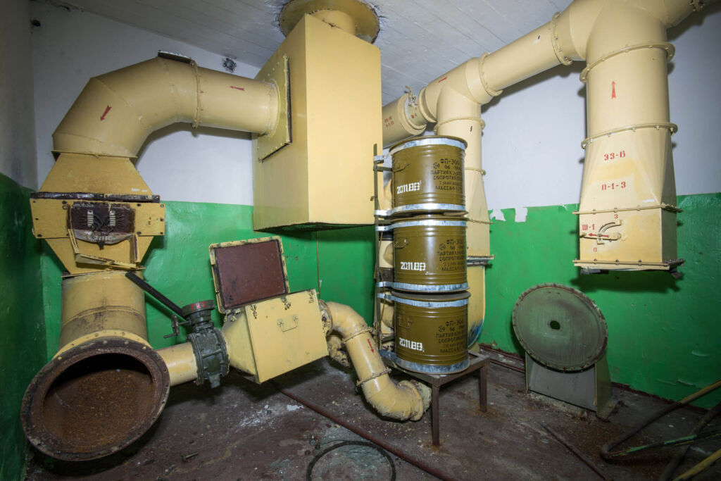 Lüftungsanlage im Führungsbunker Chef RTA