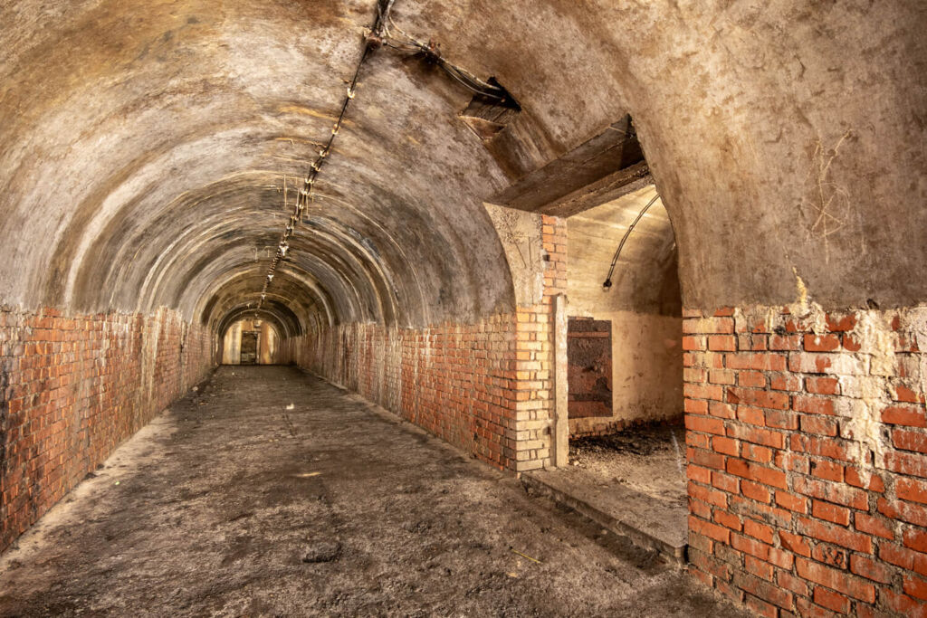 Luftschutzstollen aus dem 2. Weltkrieg in Backnang - Baden-Württemberg