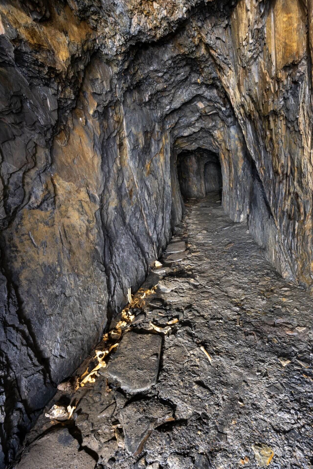 Im Stollen auf der oberen Sohle