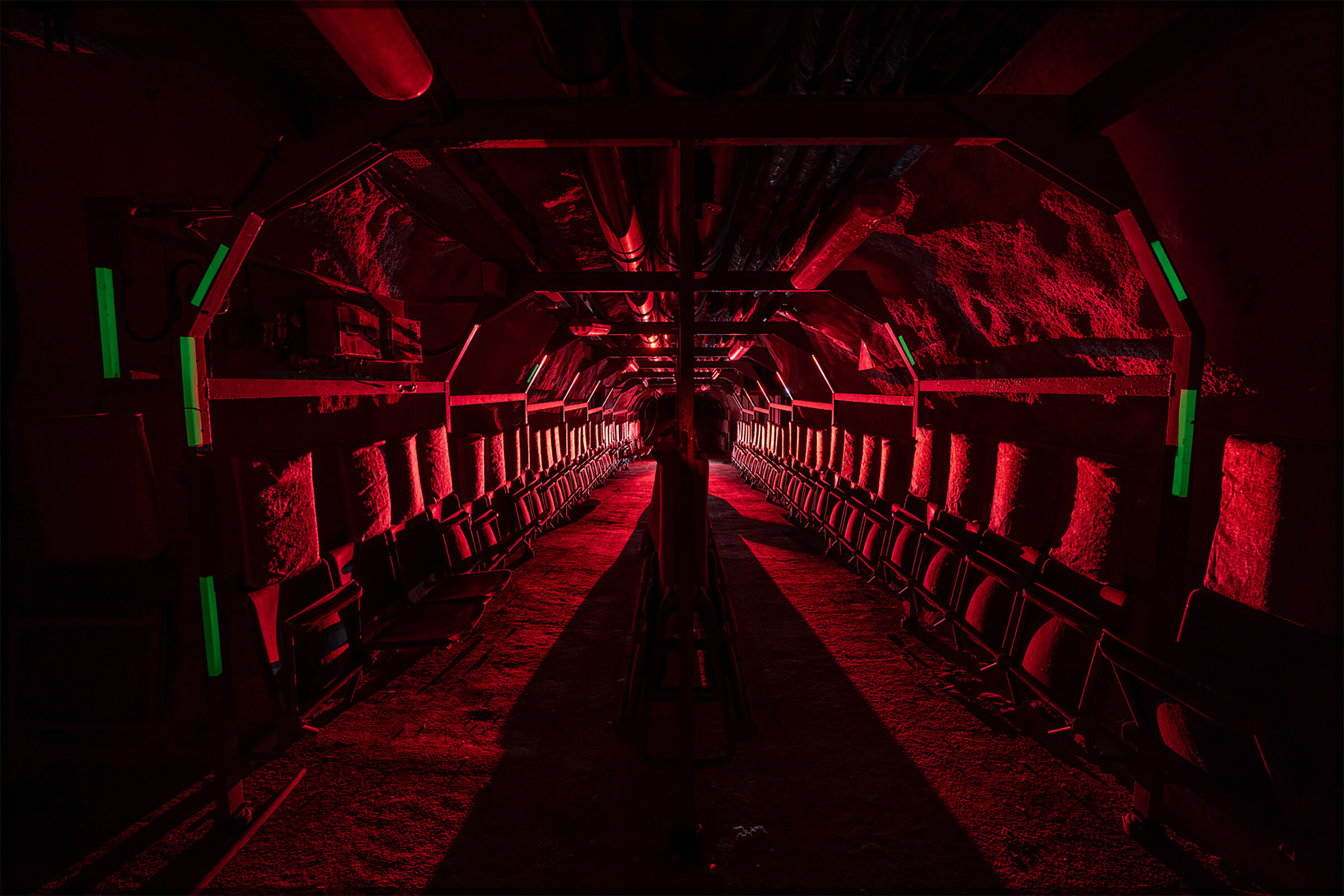 Der größte Zivilschutzbunker Deutschlands in Freiburg im Breisgau