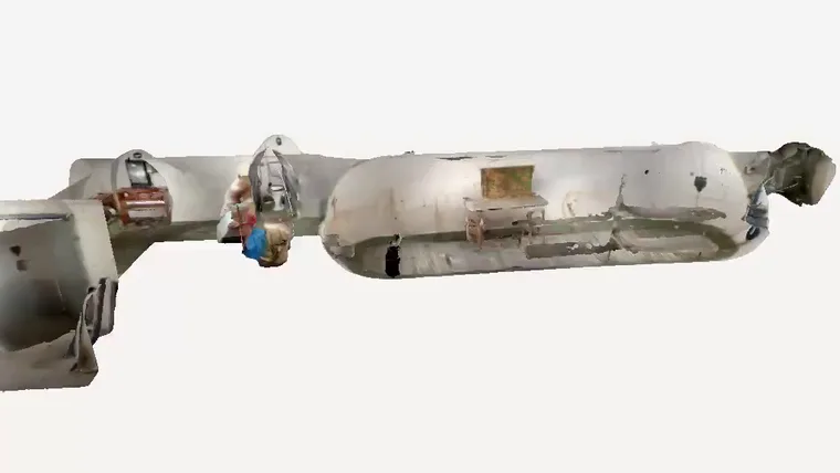 Animierte Vorschau eines 3D-Modells einer unterirdischen Anlage